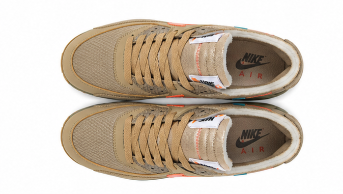 Nike Air Max 90 x Off-White Desert Ore Men's size 10