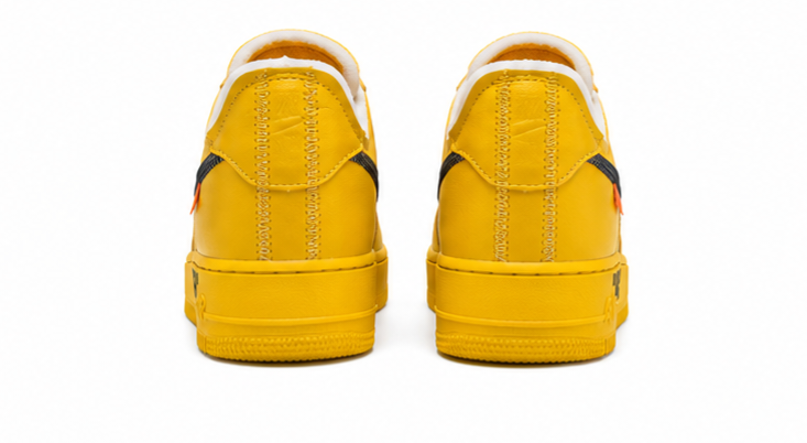 Off-White x Nike Air Force 1 Low University Gold Men's size 9 & 10