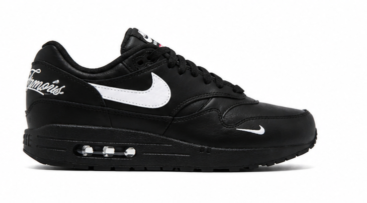 Nike x Supreme Air Max 1 '87 SP Black White Men's size 10