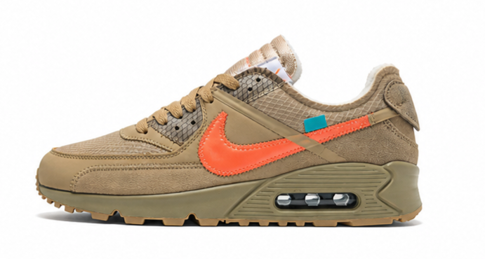 Nike Air Max 90 x Off-White Desert Ore Men's size 10