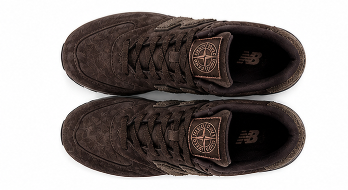 Stone Island x New Balance 574 Legacy – Ghost Dark Brown Men's size 9