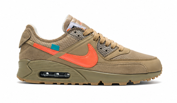 Nike Air Max 90 x Off-White Desert Ore Men's size 10